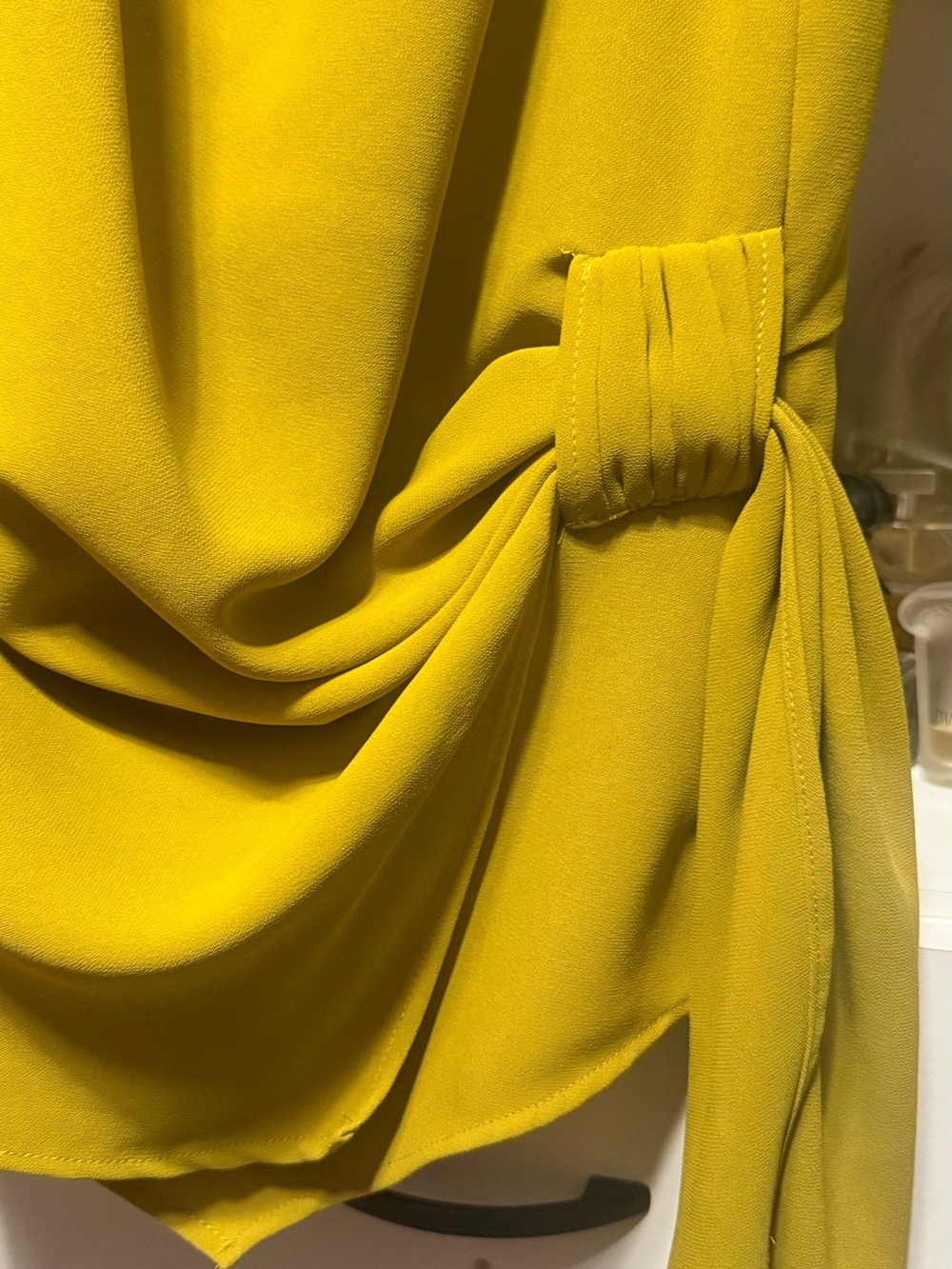 ZARA NWT Draped Sleeveless Top with Side Tie – Size M